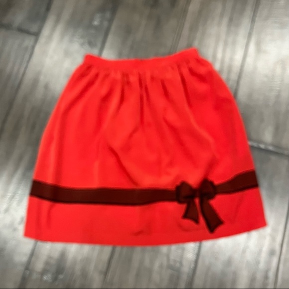 Bea and Dot by ModCloth Red Bow Skirt - Size XS - Picture 2 of 11